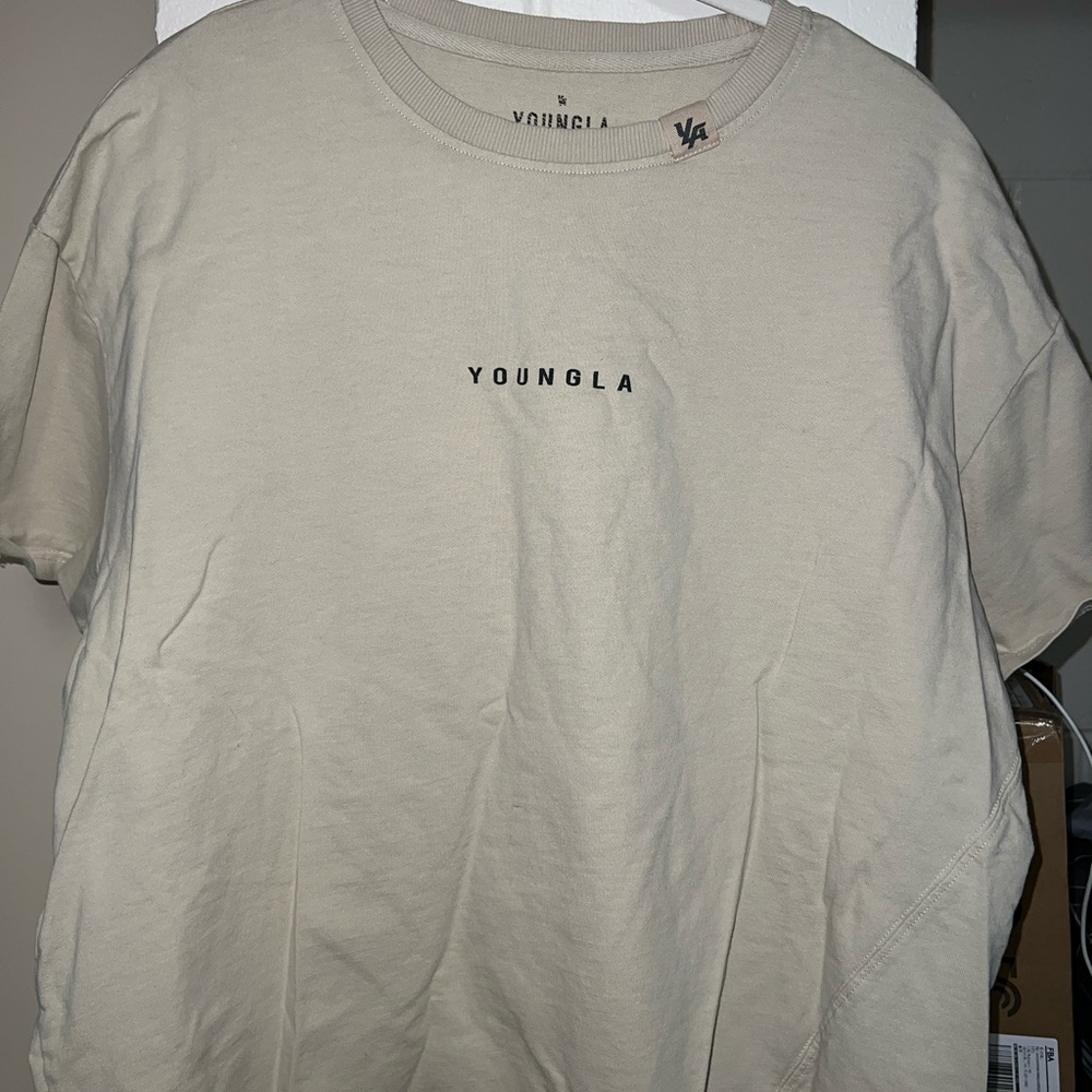 Youngla block oversized tee